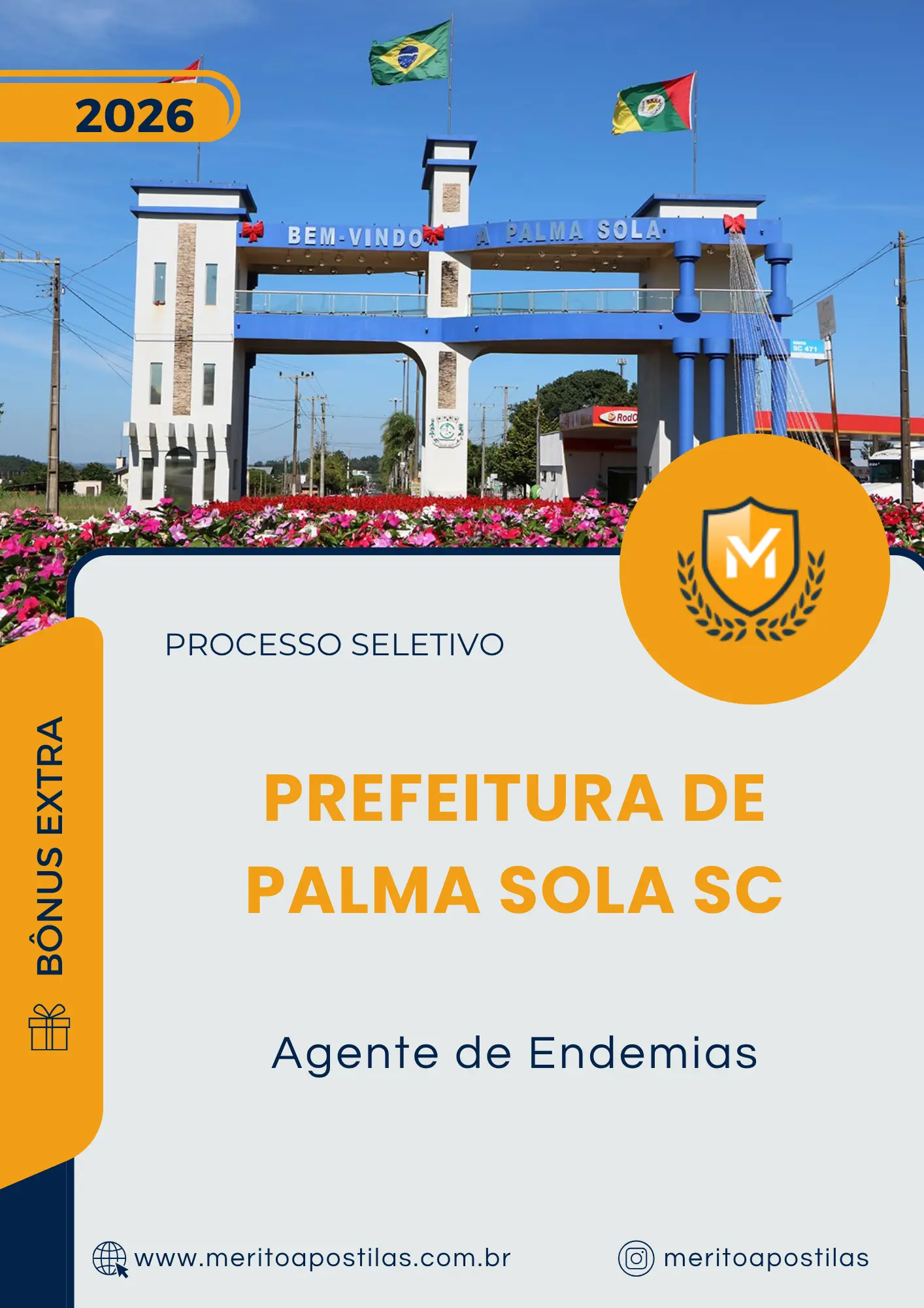 Apostila Agente de Endemias Prefeitura de Palma Sola SC 2026