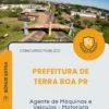 Apostila Agente de Máquinas e Veículos Motorista Prefeitura de Terra Boa PR 2026