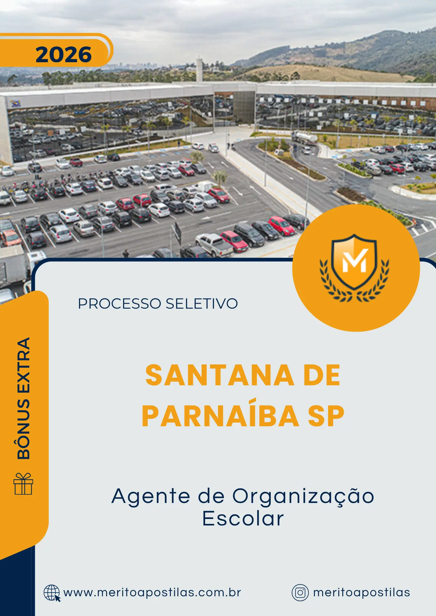 Apostila Agente de Organização Escolar Prefeitura de Santana de Parnaíba SP 2026