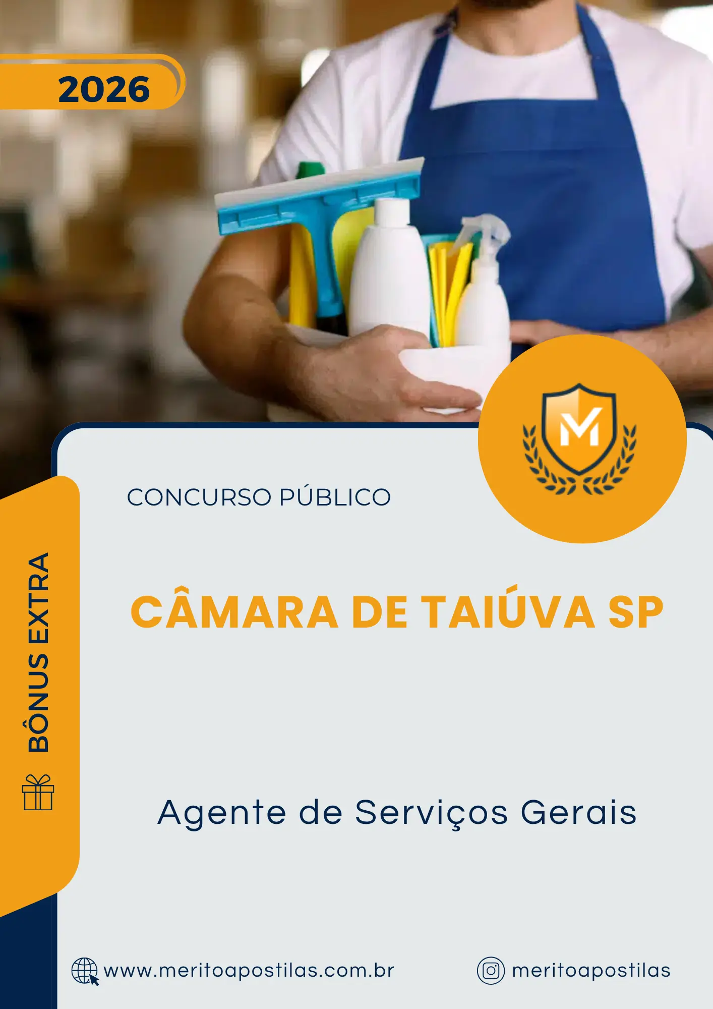 Apostila Agente de Serviços Gerais Câmara de Taiúva SP 2026