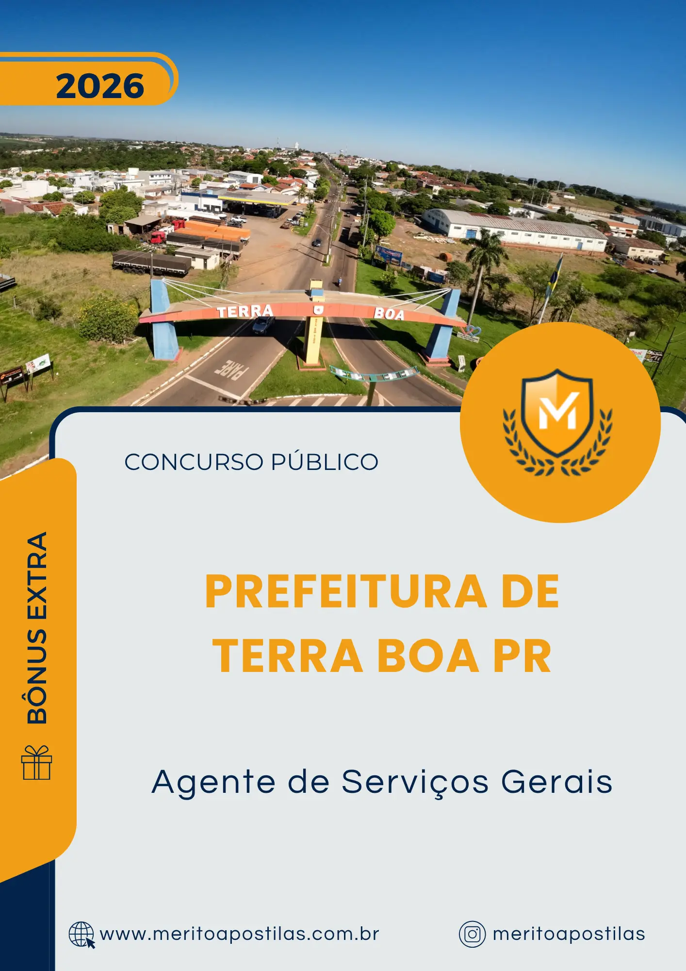 Apostila Agente de Serviços Gerais Prefeitura de Terra Boa PR 2026