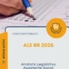 Apostila Analista Legislativo Assistente Social Concurso Público ALE RR 2026