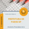 Apostila Analista Previdenciário Prefeitura de Parisi SP 2026