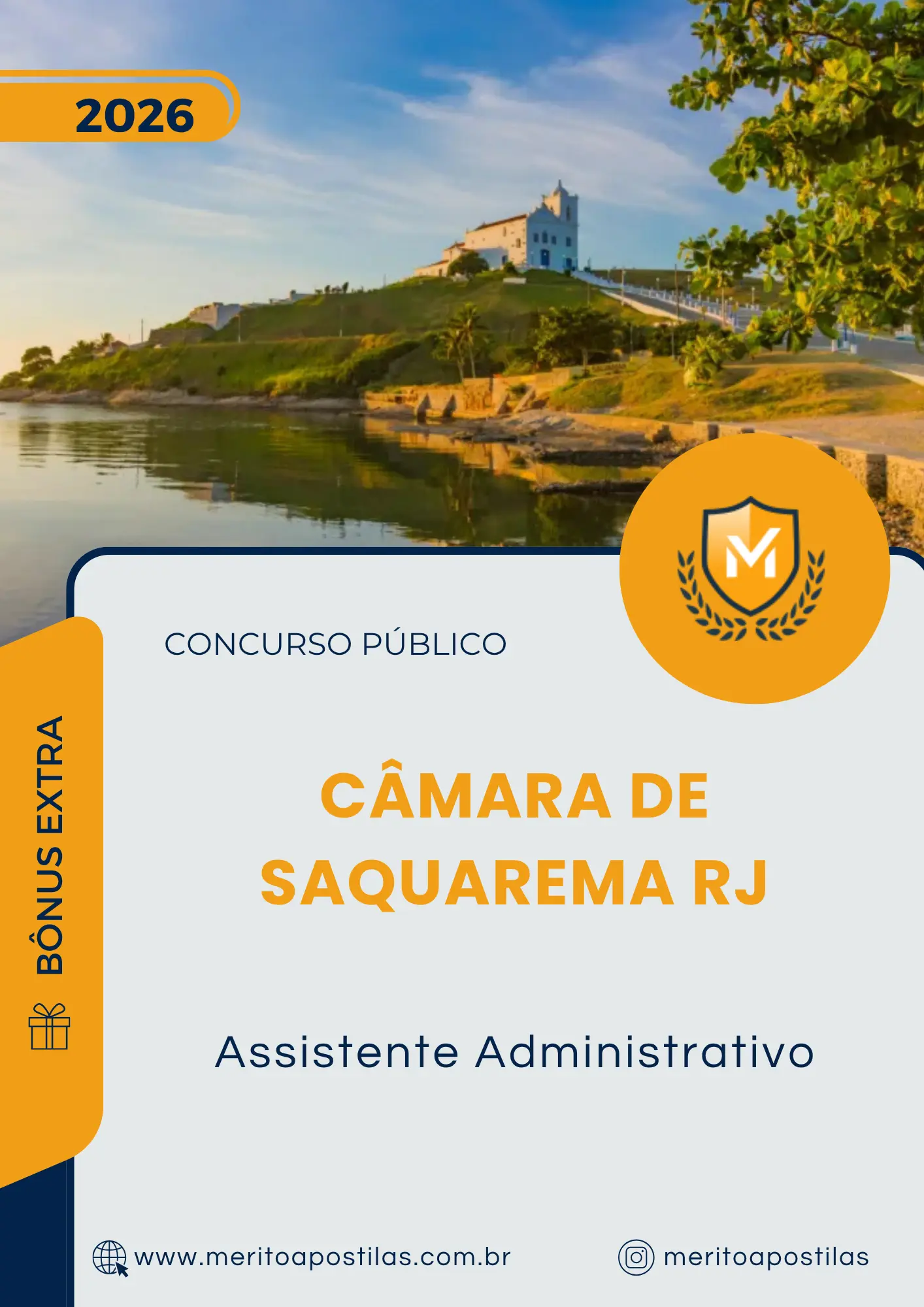 Apostila Assistente Administrativo Câmara de Saquarema RJ 2026