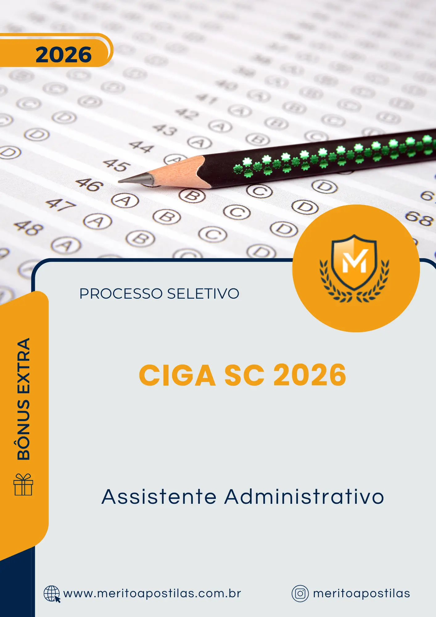 Apostila Assistente Administrativo Processo Seletivo CIGA SC 2026