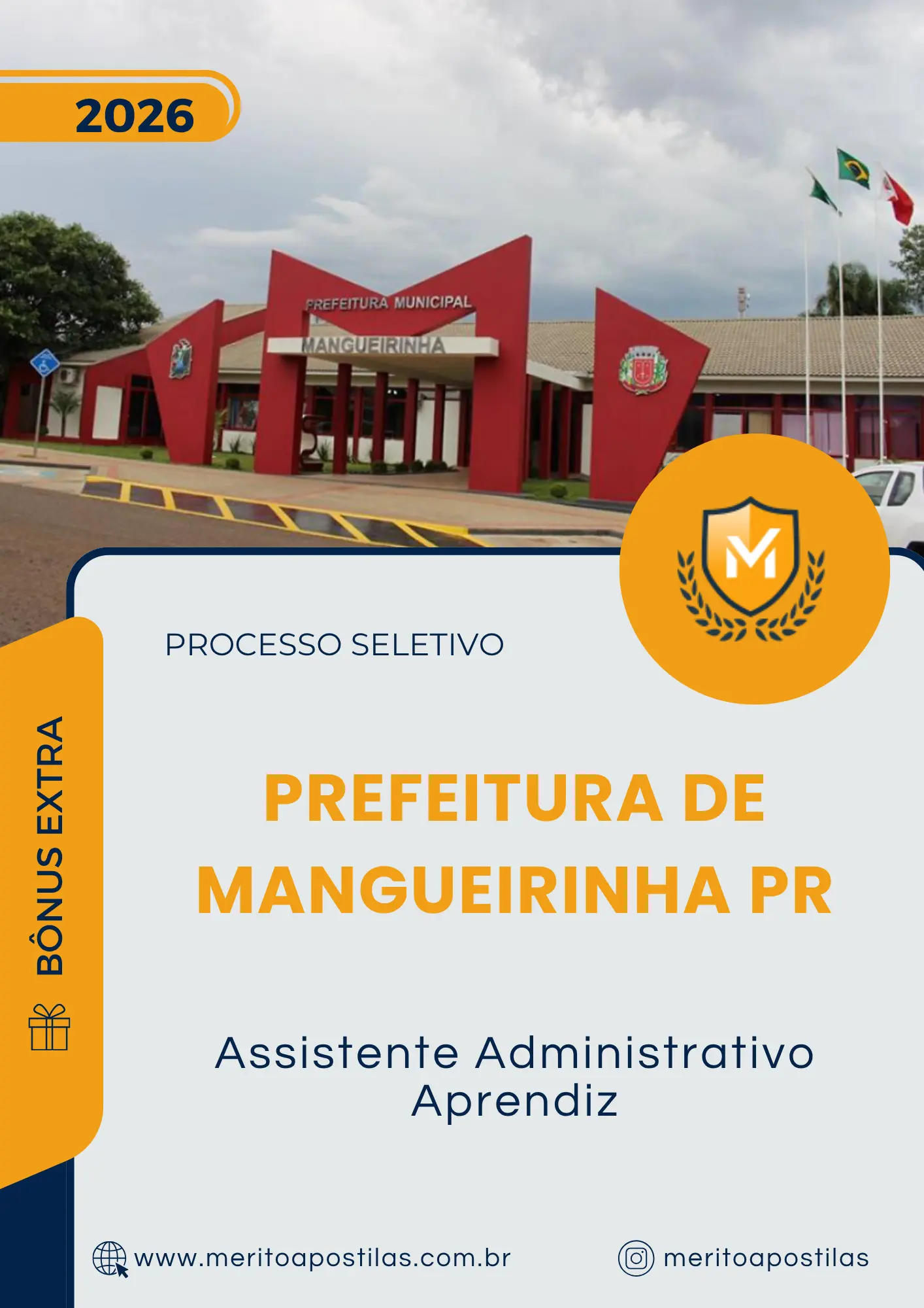 Apostila Assistente Administrativo Aprendiz Prefeitura de Mangueirinha PR 2026