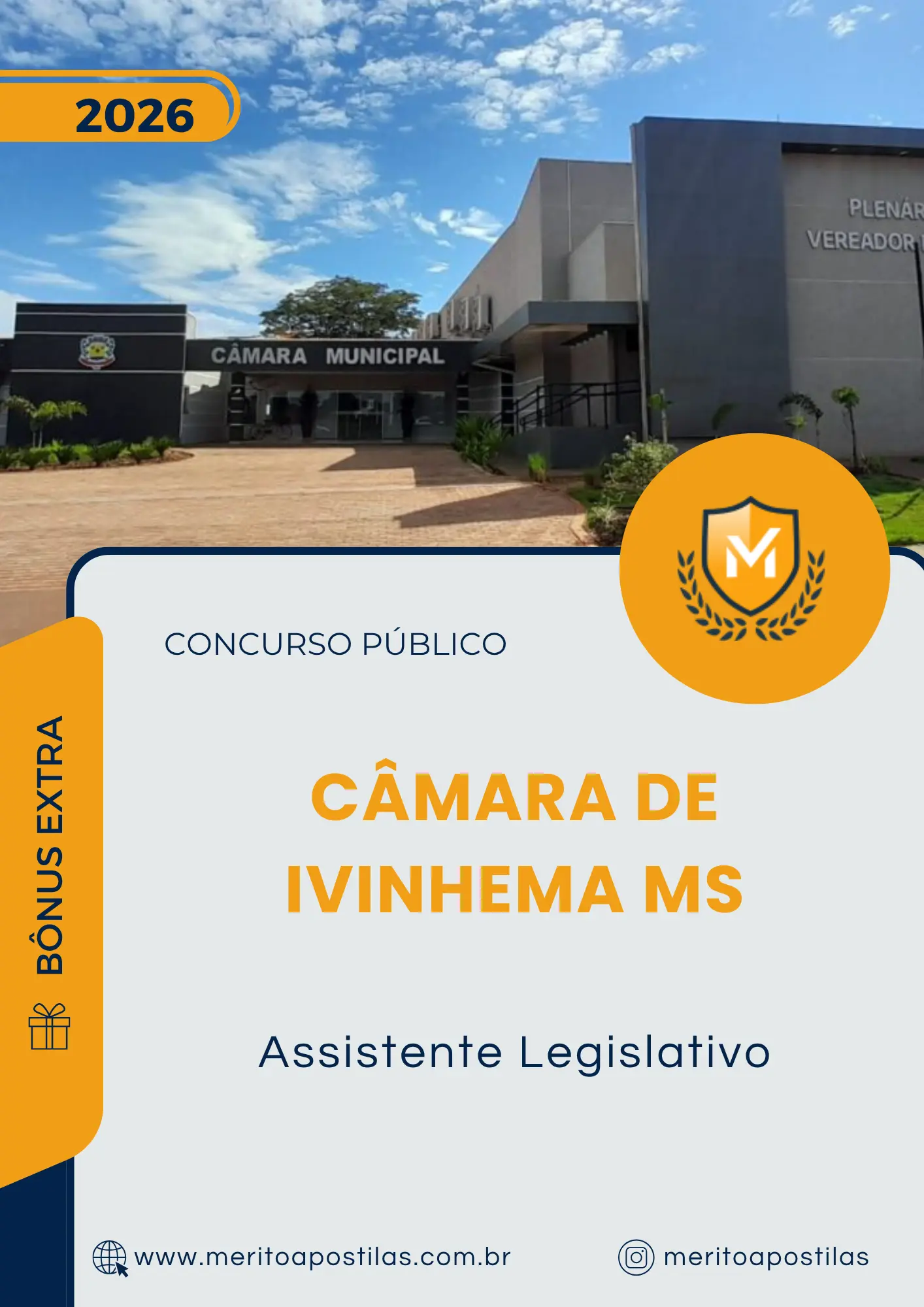 Apostila Assistente Legislativo Câmara de Ivinhema MS 2026