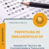 Apostila Assistente Técnico de Contabilidade e Tesouraria Prefeitura de Emilianópolis SP 2026