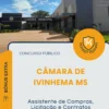 Apostila Assistente de Compras Licitação e Contratos Câmara de Ivinhema MS 2026