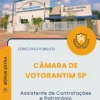 Apostila Assistente de Contratações e Patrimônio Câmara de Votorantim SP 2026