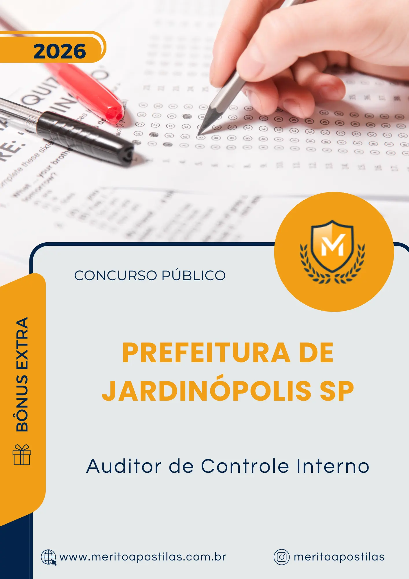 Apostila Auditor de Controle Interno Prefeitura de Jardinópolis SP 2026