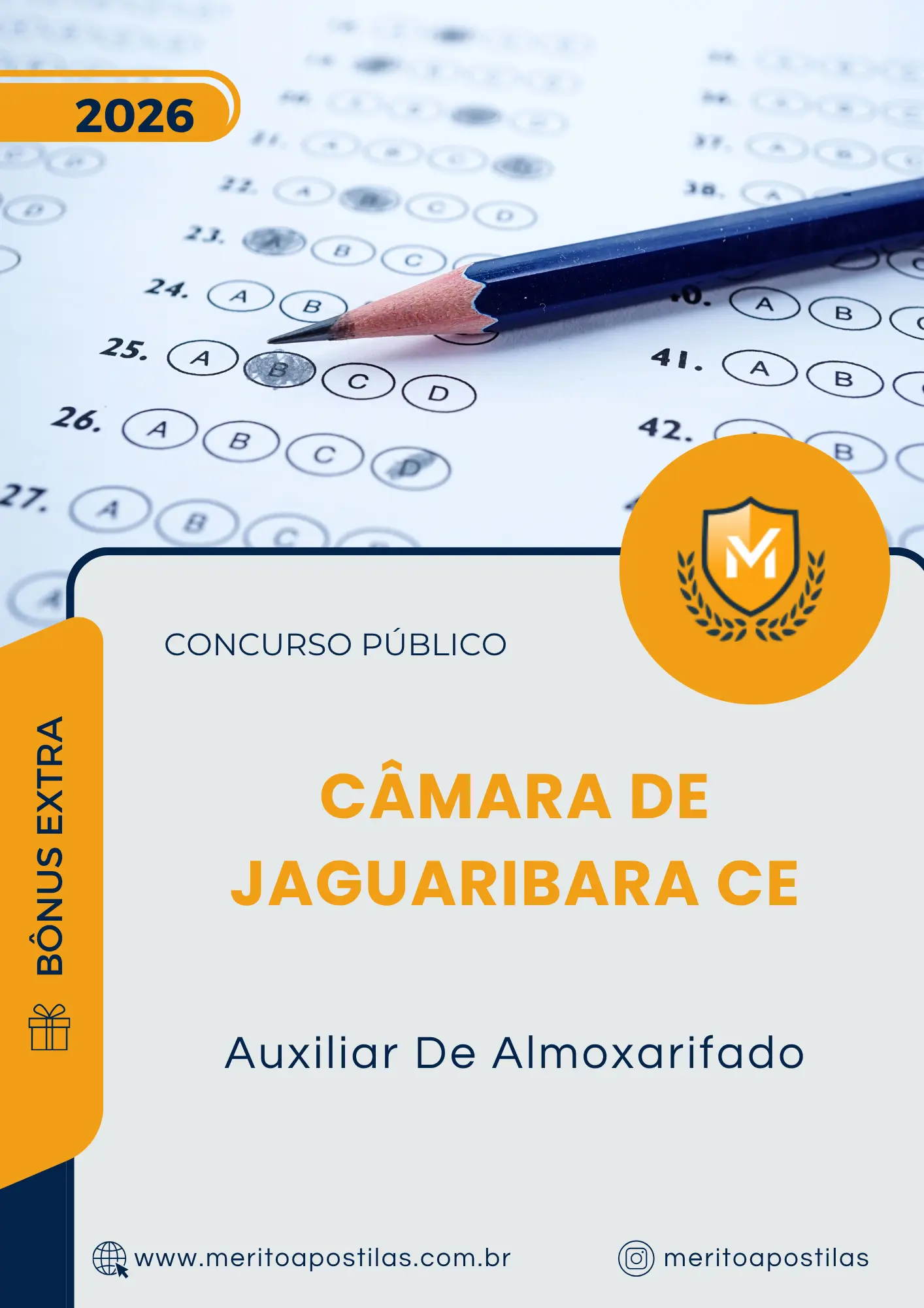Apostila Auxiliar De Almoxarifado Câmara de Jaguaribara CE 2026