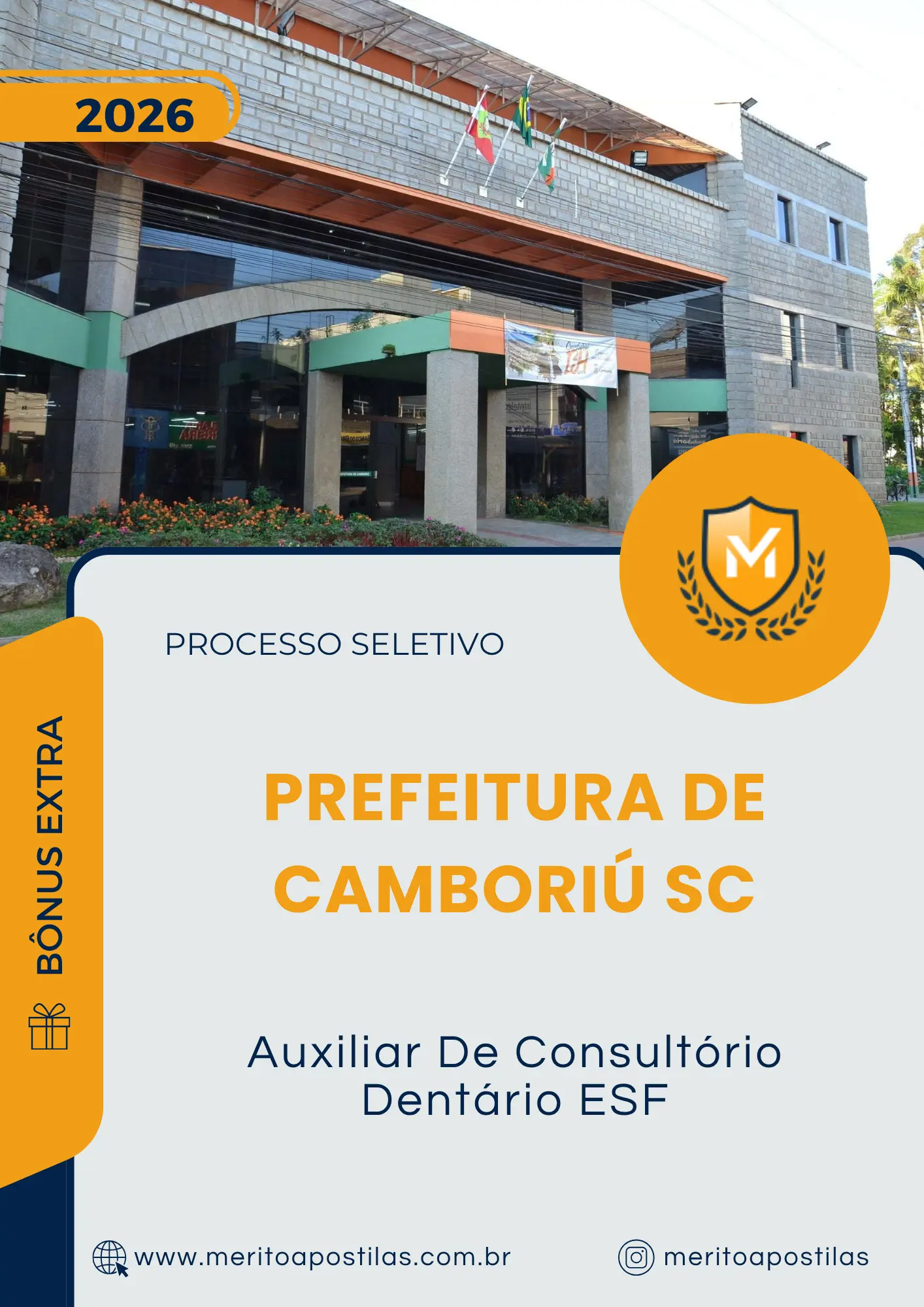 Apostila Auxiliar De Consultório Dentário ESF Prefeitura de Camboriú SC 2026