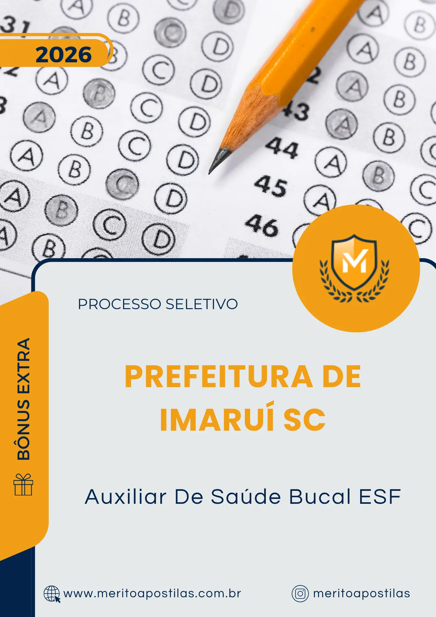 Apostila Auxiliar De Saúde Bucal ESF Prefeitura de Imaruí SC 2026