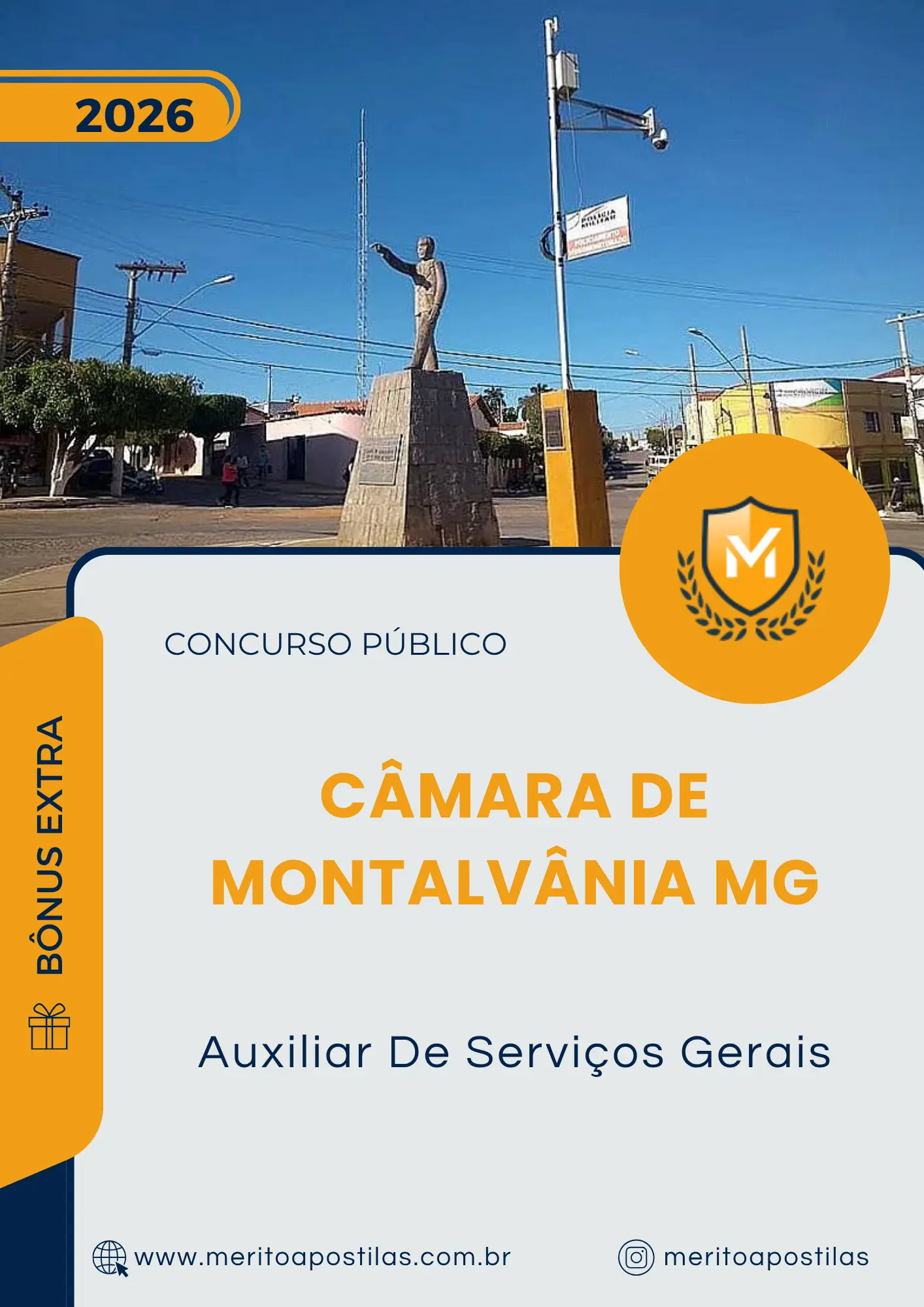 Apostila Auxiliar De Serviços Gerais Câmara de Montalvânia MG 2026