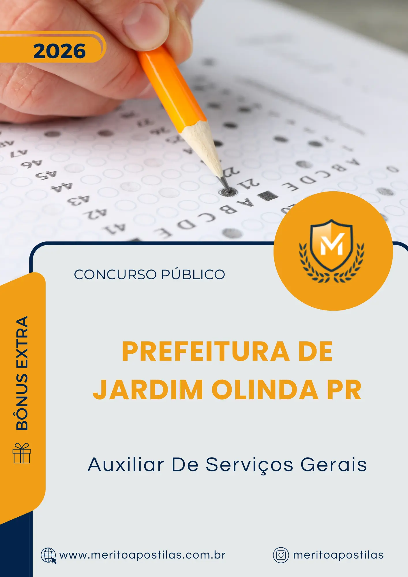 Apostila Auxiliar De Serviços Gerais Prefeitura de Jardim Olinda PR 2026