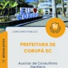 Apostila Auxiliar de Consultório Dentário Prefeitura de Corupá SC 2026