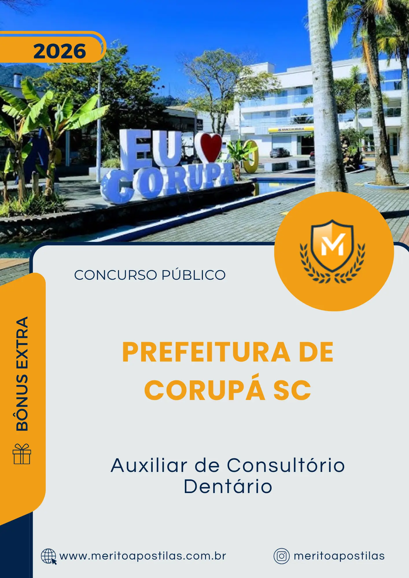 Apostila Auxiliar de Consultório Dentário Prefeitura de Corupá SC 2026