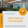 Apostila Auxiliar de Saúde Bucal ESF Prefeitura de Ipatinga MG 2026