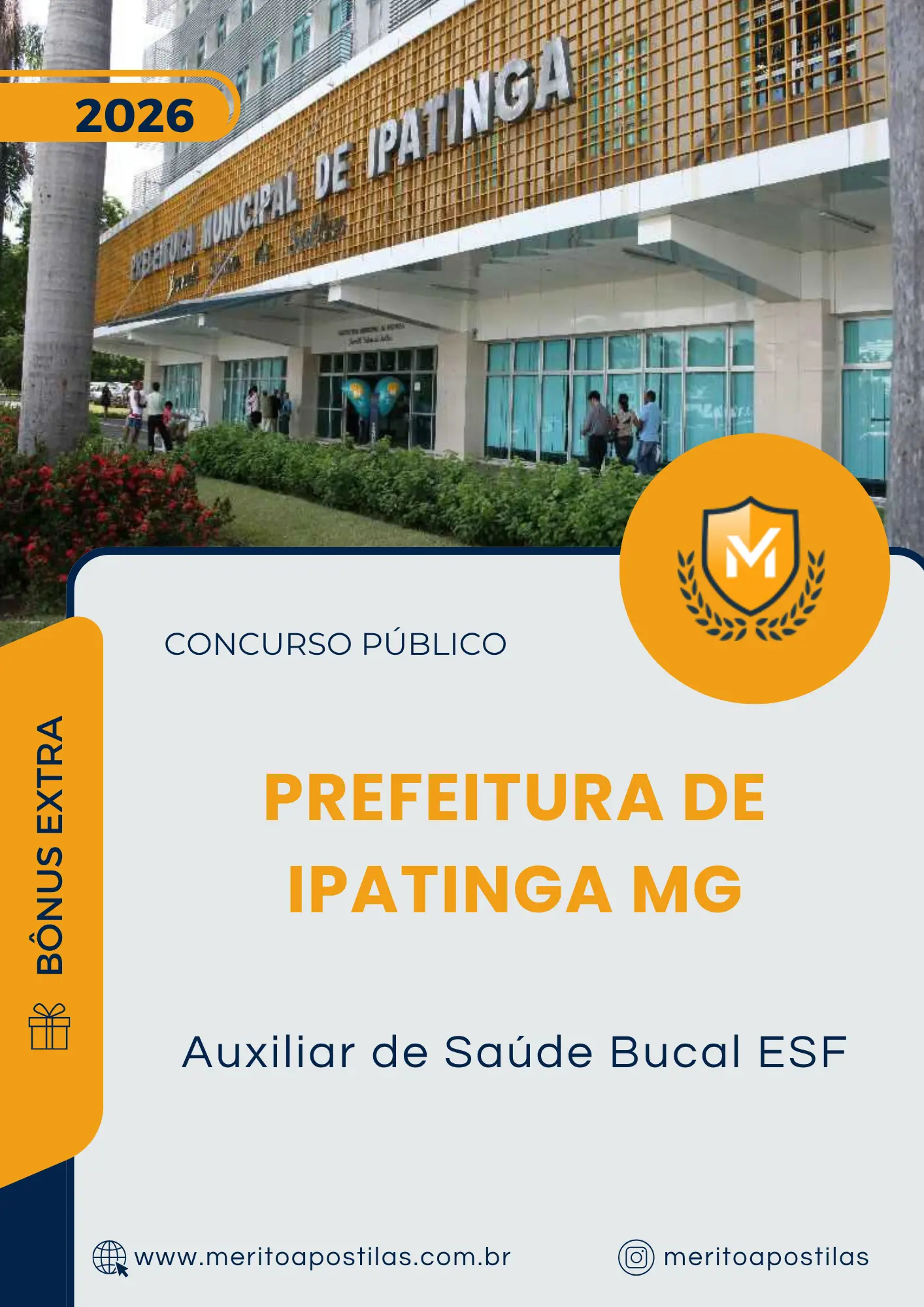 Apostila Auxiliar de Saúde Bucal ESF Prefeitura de Ipatinga MG 2026