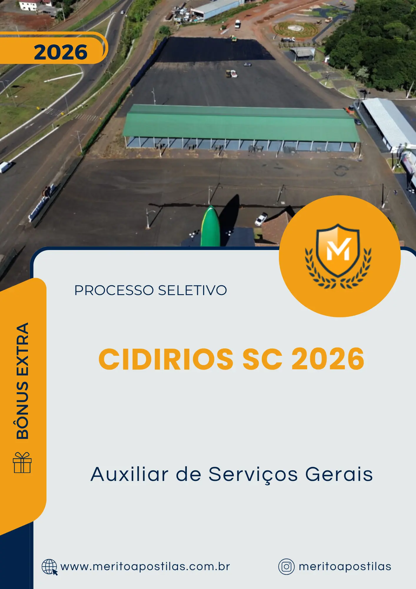 Apostila Auxiliar de Serviços Gerais Processo Seletivo CIDIRIOS SC 2026