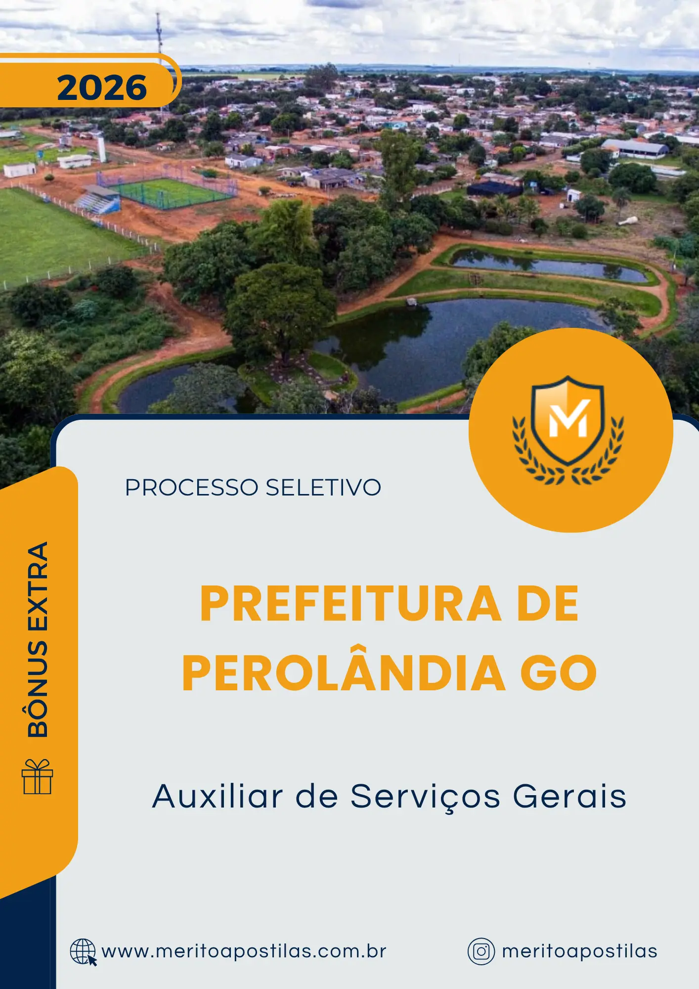 Apostila Auxiliar de Serviços Gerais Prefeitura de Perolândia GO 2026