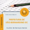 Apostila Auxiliar de Serviços Gerais Prefeitura de São Bernardino SC 2026