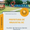 Apostila Auxiliar de Serviços Gerais Feminino Prefeitura de Gravatal SC 2026