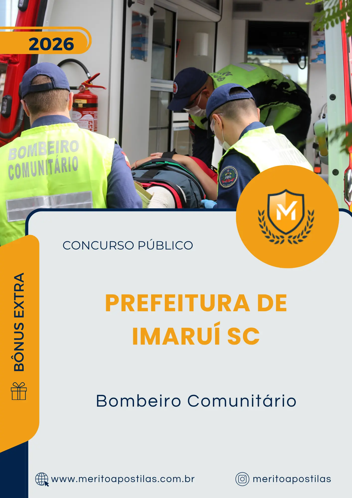 Apostila Bombeiro Comunitário Prefeitura de Imaruí SC 2026