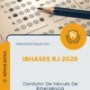 Apostila Condutor De Veículo De Emergência Processo Seletivo IBHASES RJ 2026