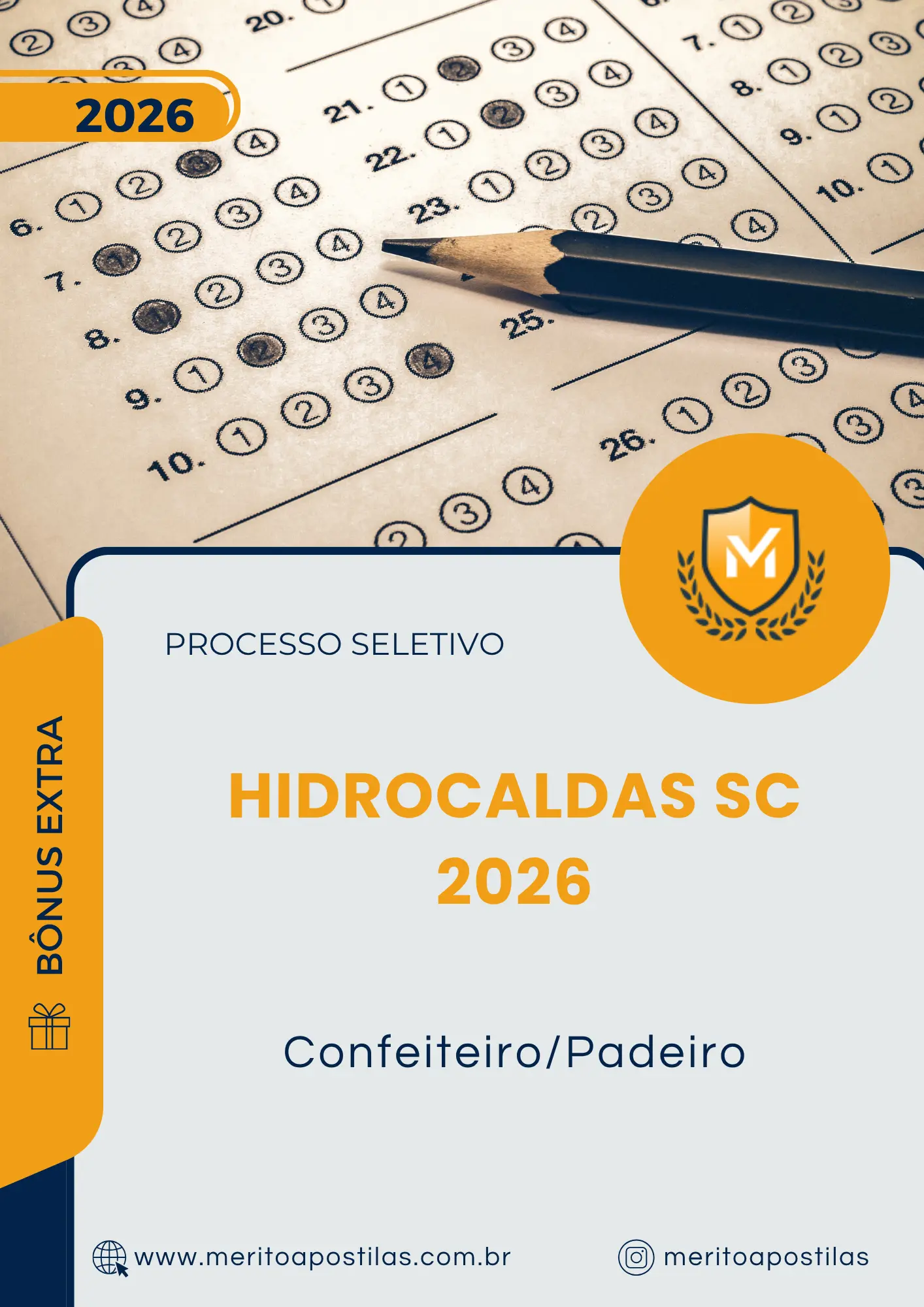 Apostila Confeiteiro Padeiro Processo Seletivo HidroCALDAS SC 2026