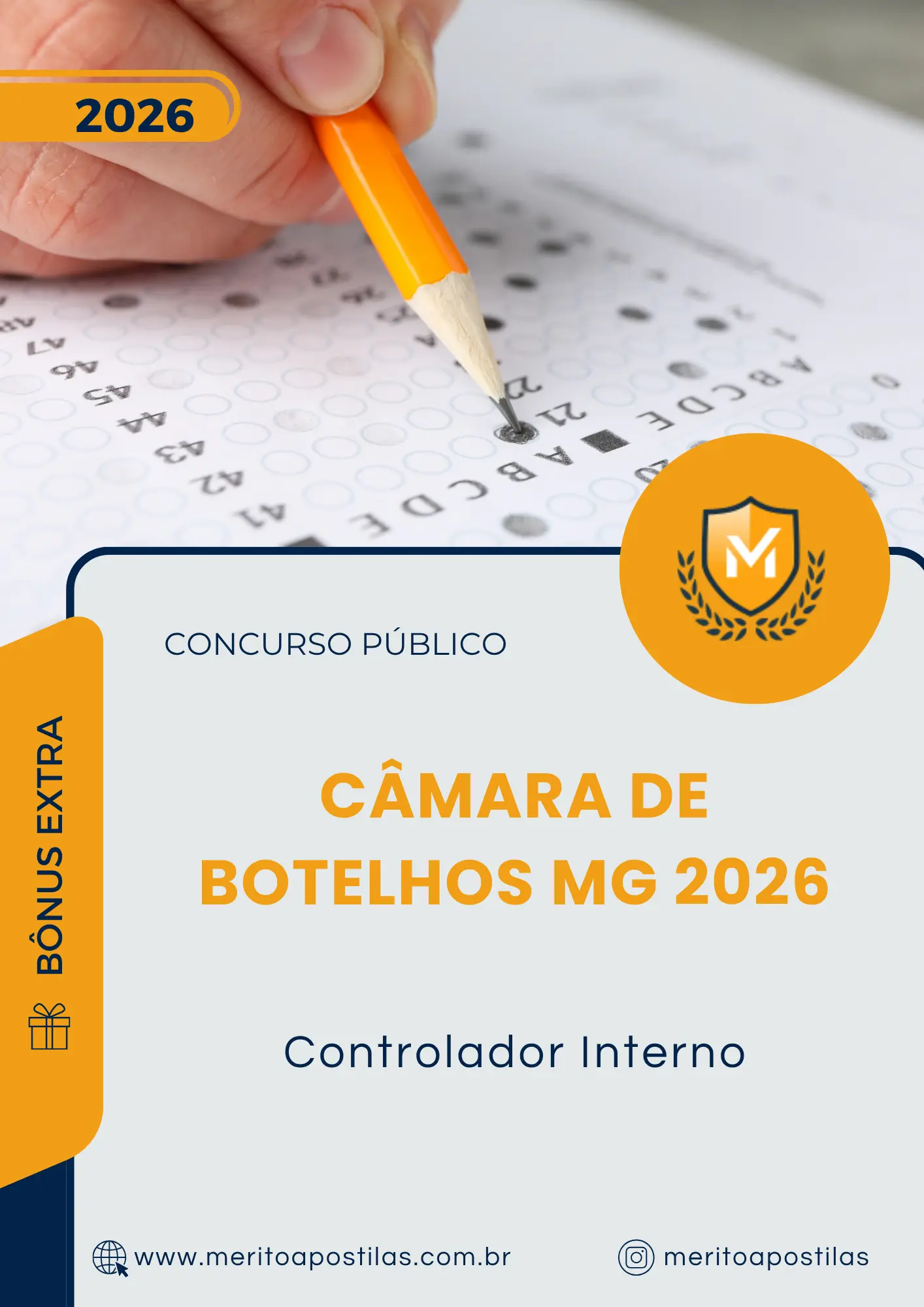Apostila Controlador Interno Câmara de Botelhos MG 2026