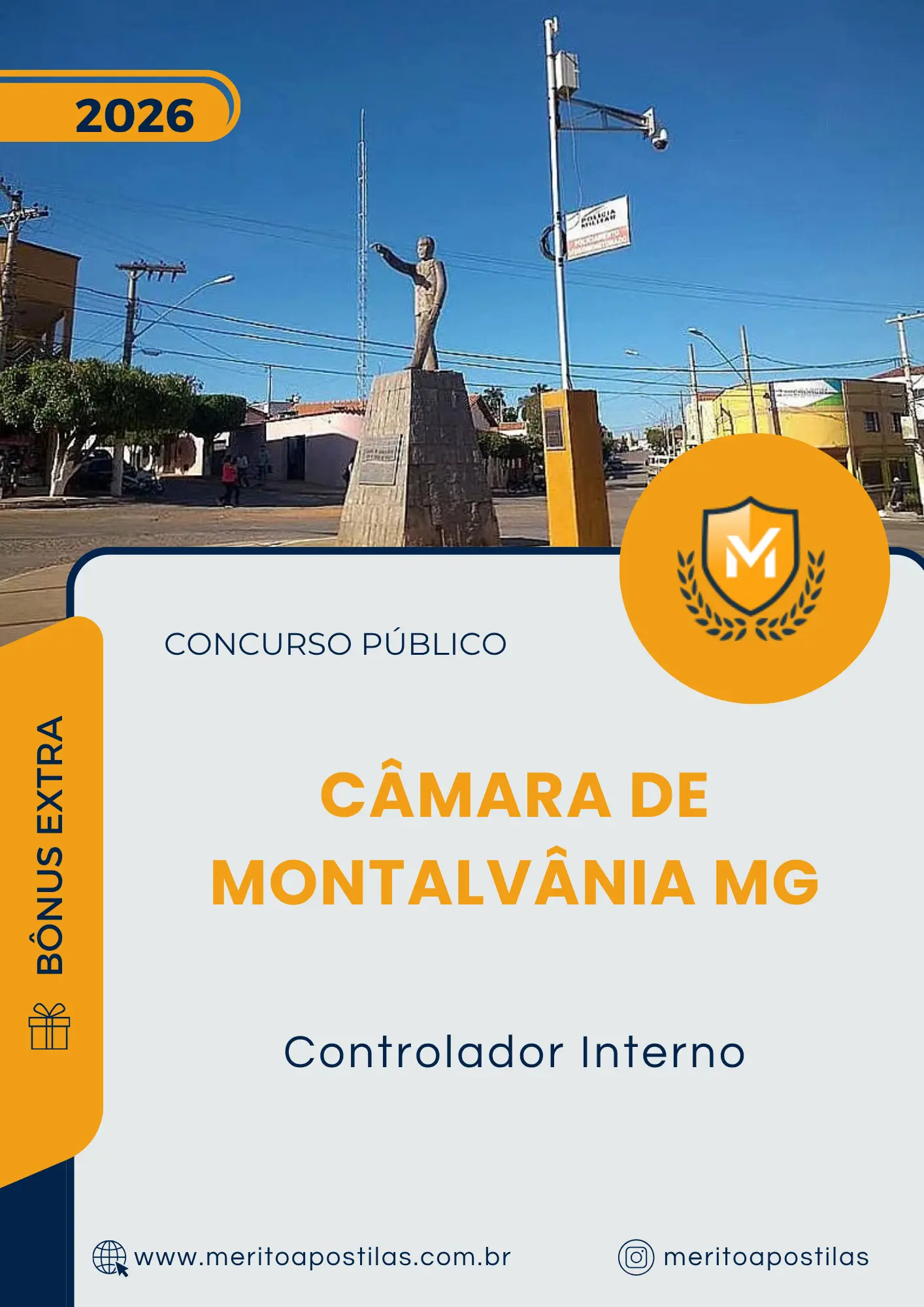 Apostila Controlador Interno Câmara de Montalvânia MG 2026