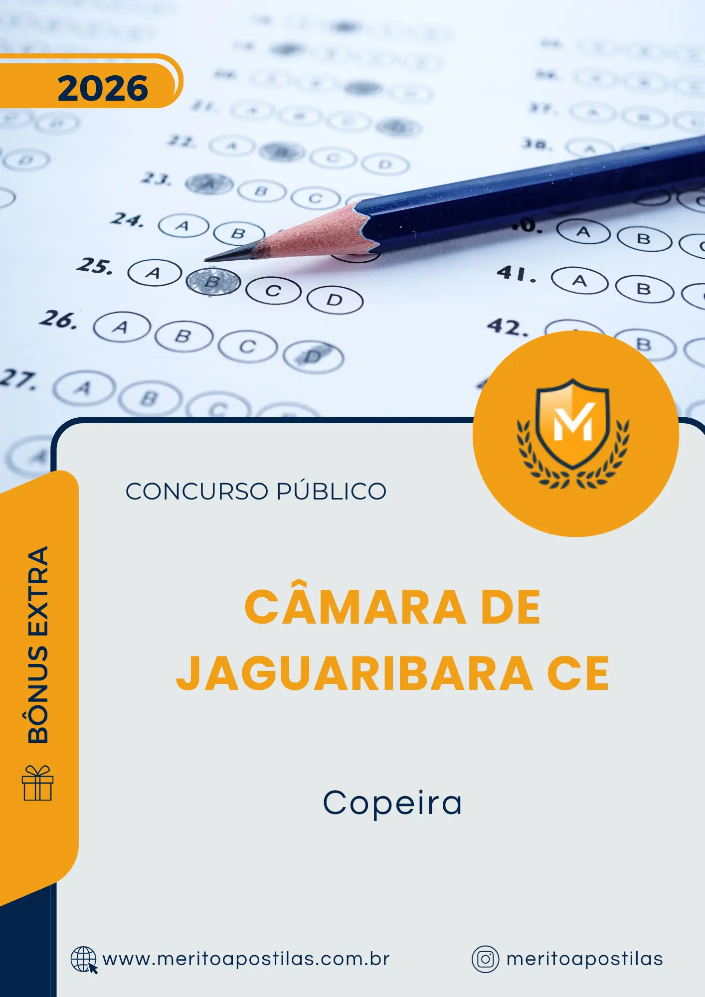 Apostila Copeira Câmara de Jaguaribara CE 2026