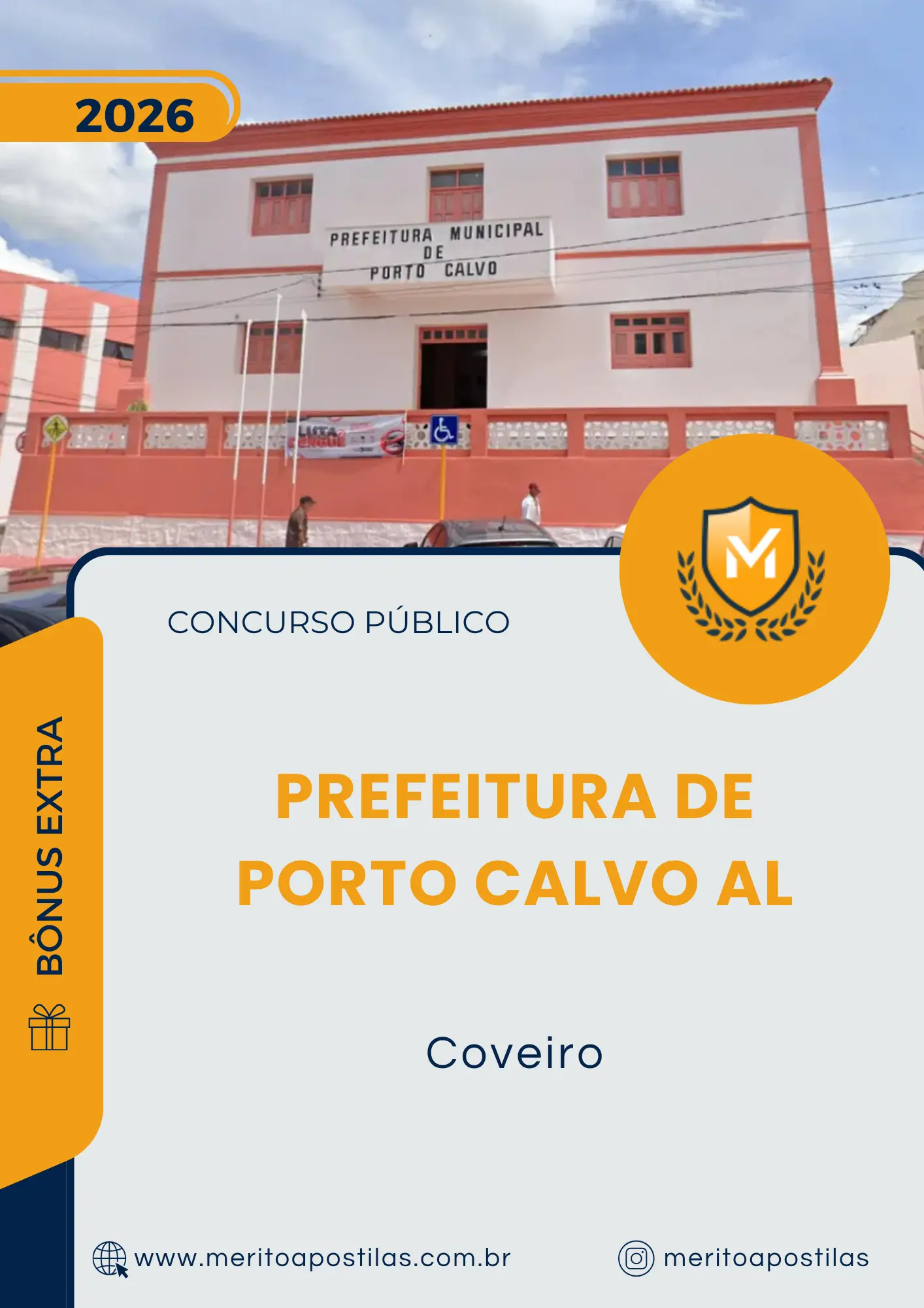 Apostila Coveiro Prefeitura de Porto Calvo AL 2026