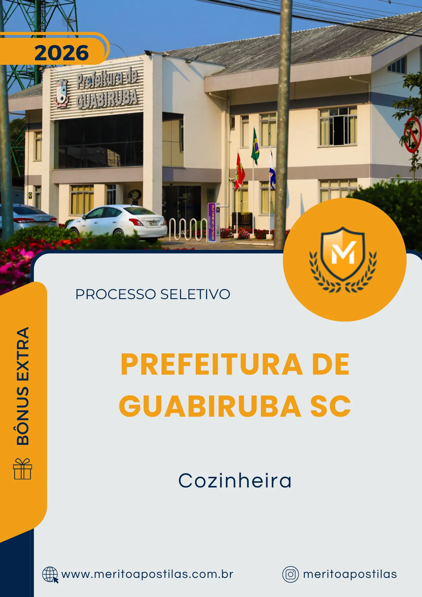 Apostila Cozinheira Prefeitura de Guabiruba SC 2026