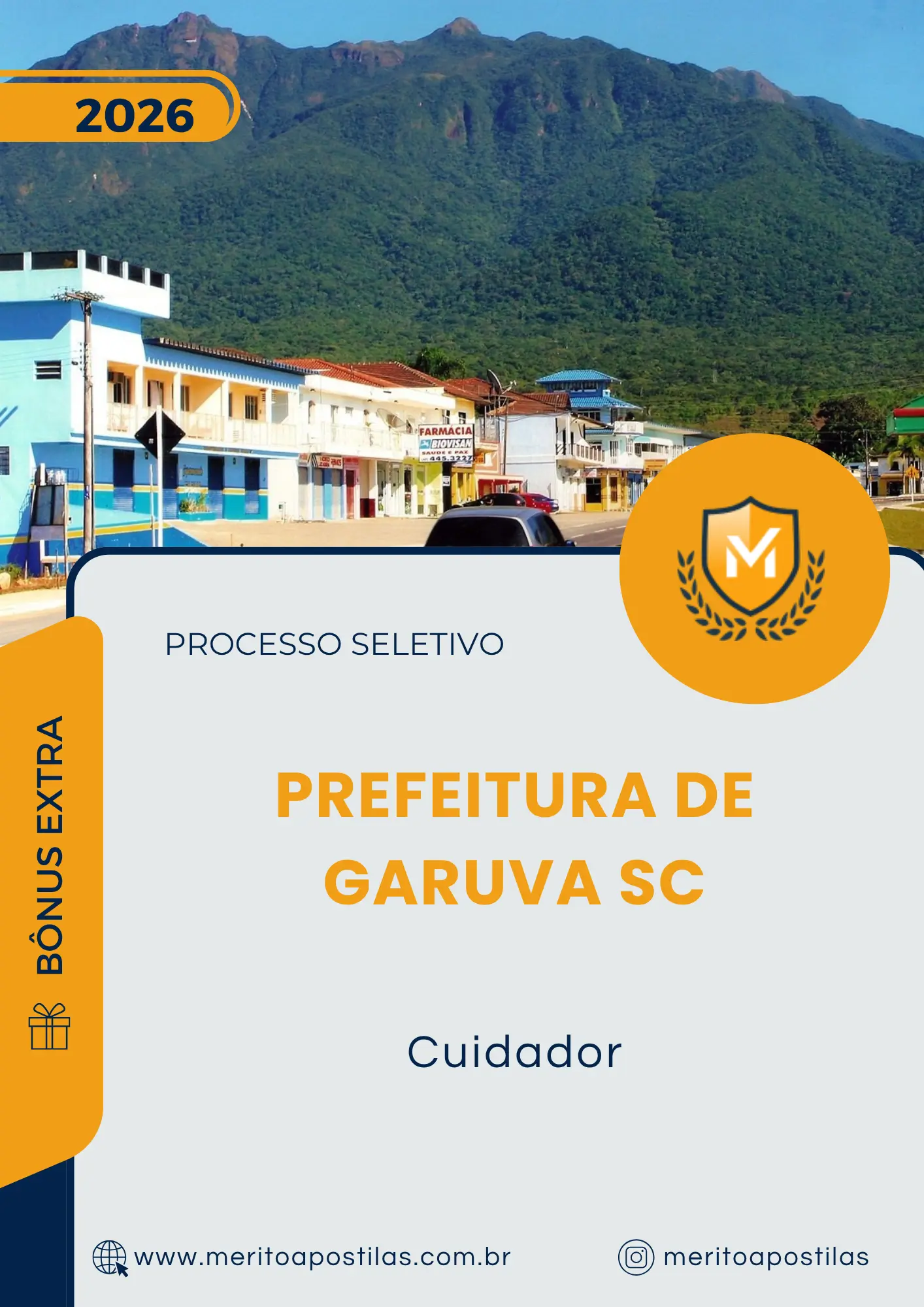 Apostila Cuidador Prefeitura de Garuva SC 2026
