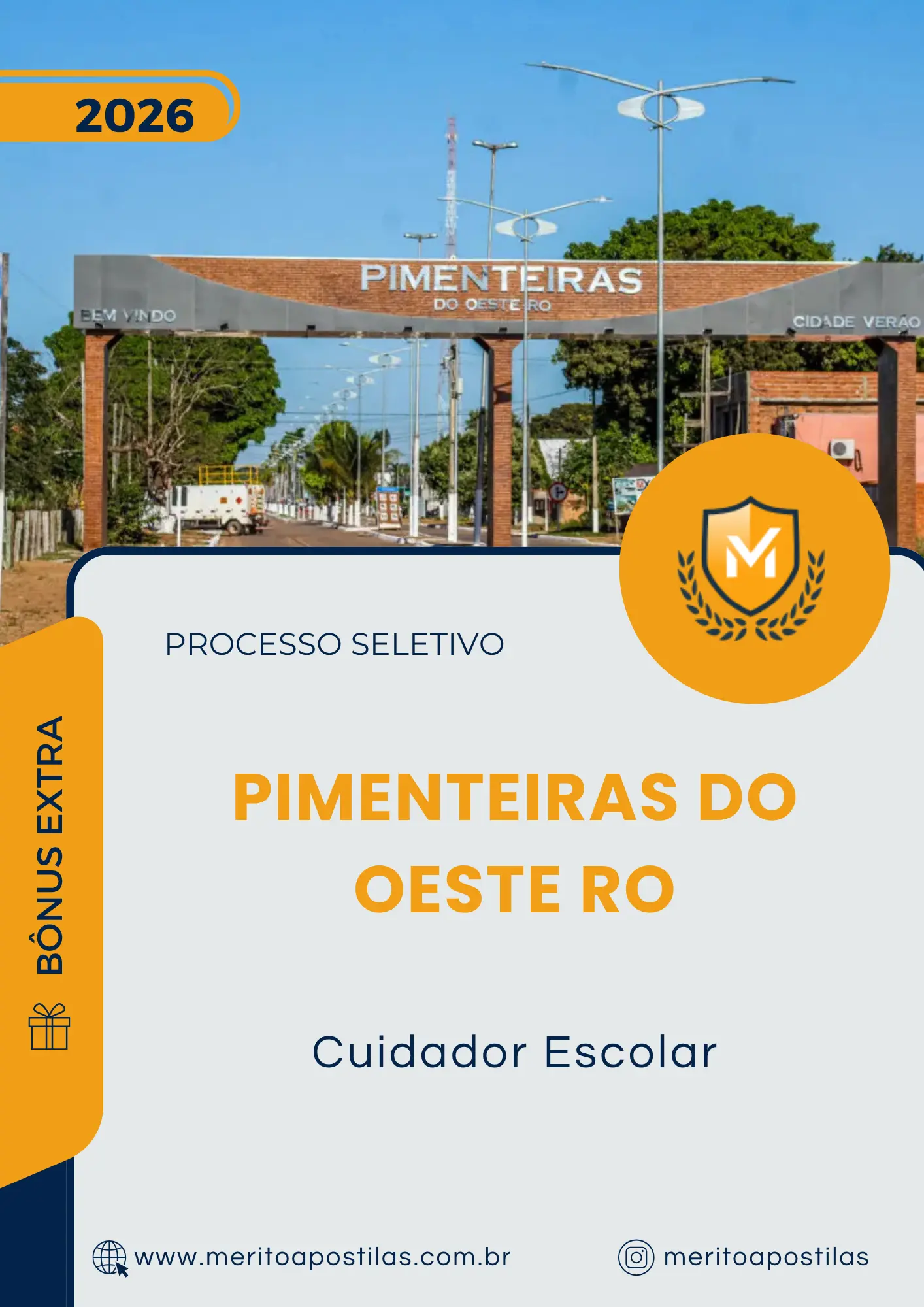 Apostila Cuidador Escolar Prefeitura de Pimenteiras do Oeste RO 2026