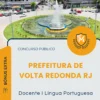 Apostila Docente I Língua Portuguesa Prefeitura de Volta Redonda RJ 2026