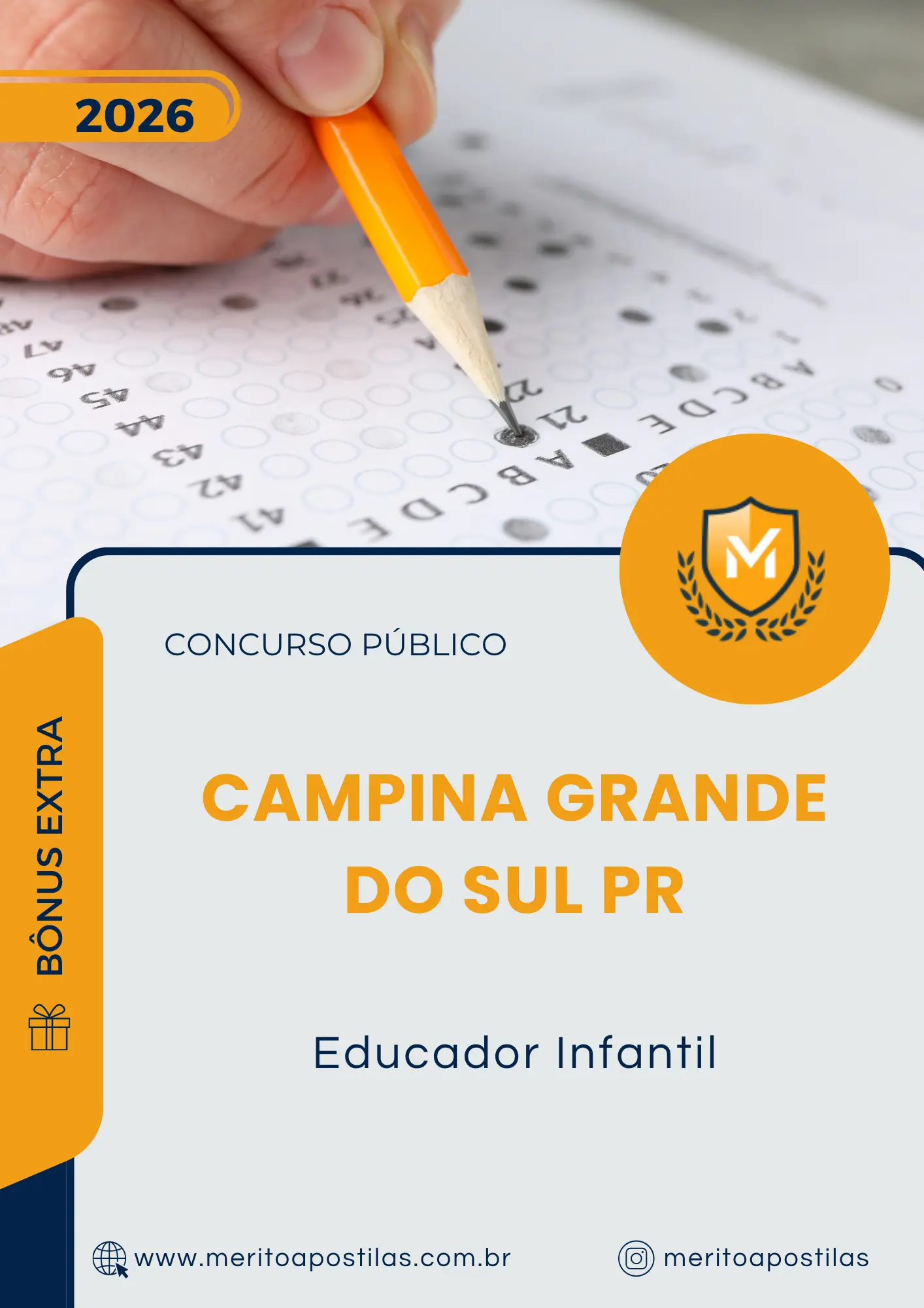 Apostila Educador Infantil Prefeitura de Campina Grande do Sul PR 2026