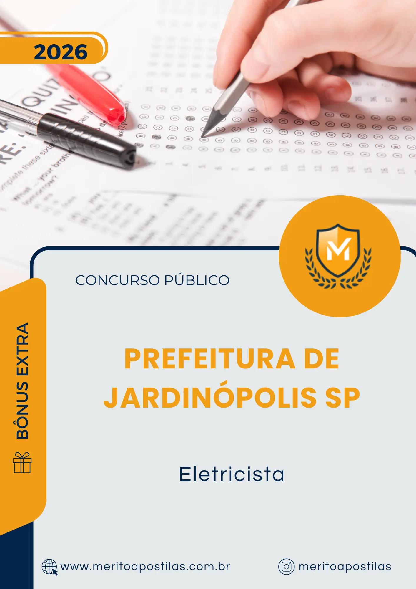 Apostila Eletricista Prefeitura de Jardinópolis SP 2026