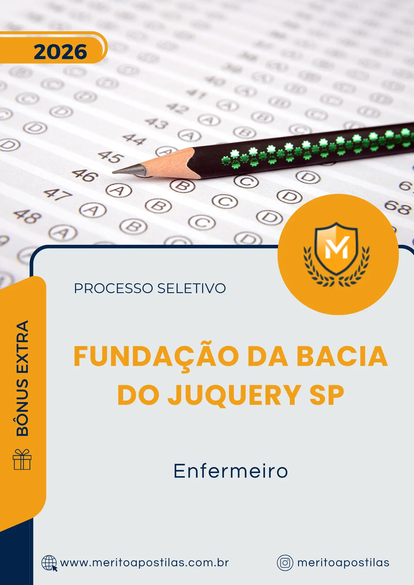 Apostila Enfermeiro Processo Seletivo Fundação da Bacia do Juquery SP 2026