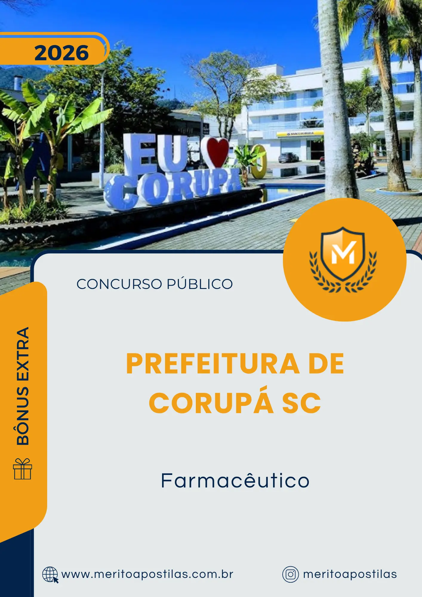 Apostila Farmacêutico Prefeitura de Corupá SC 2026