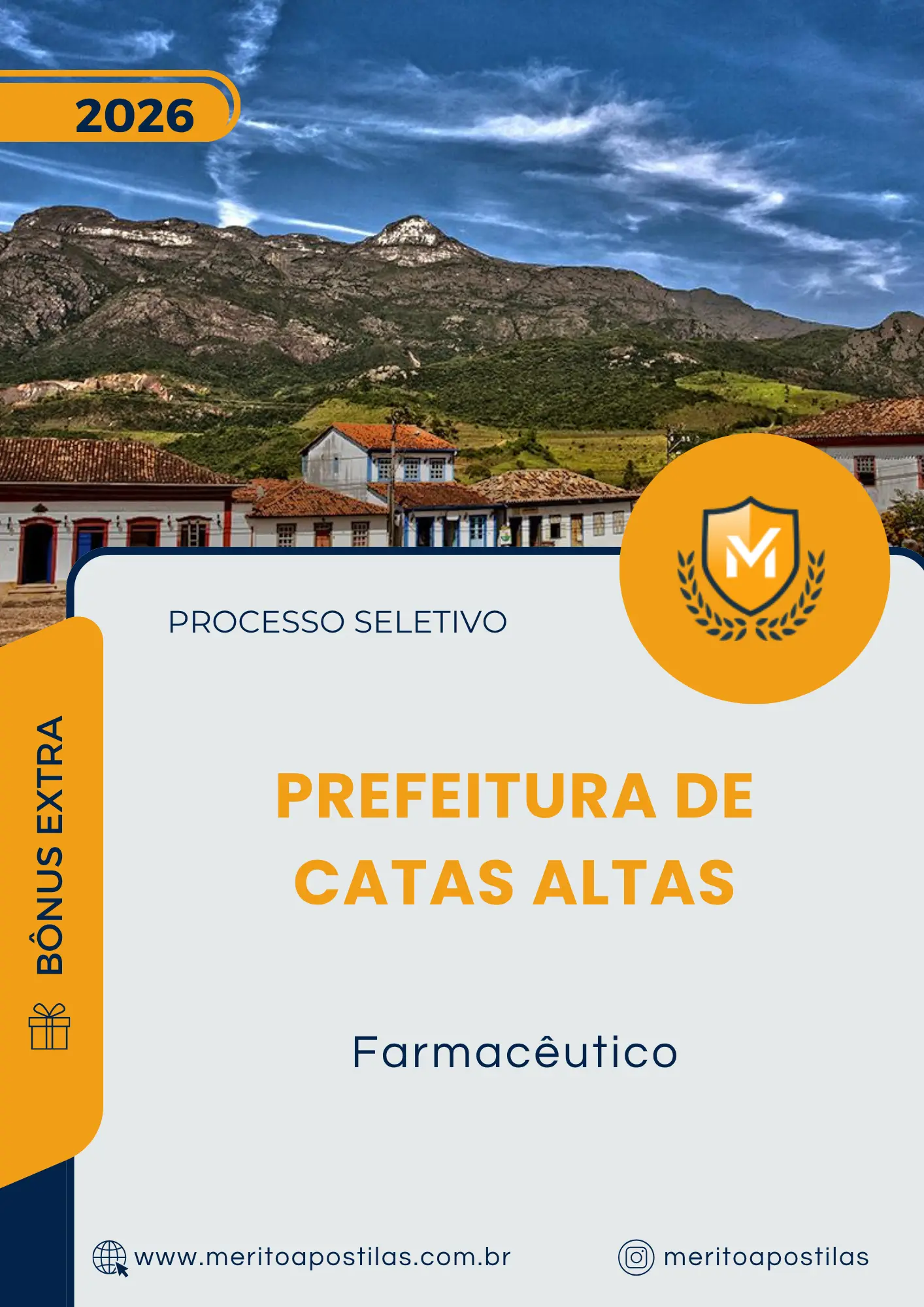 Apostila Farmacêutico Prefeitura de Catas Altas MG 2026