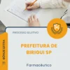 Apostila Farmacêutico Prefeitura de Birigui SP 2026