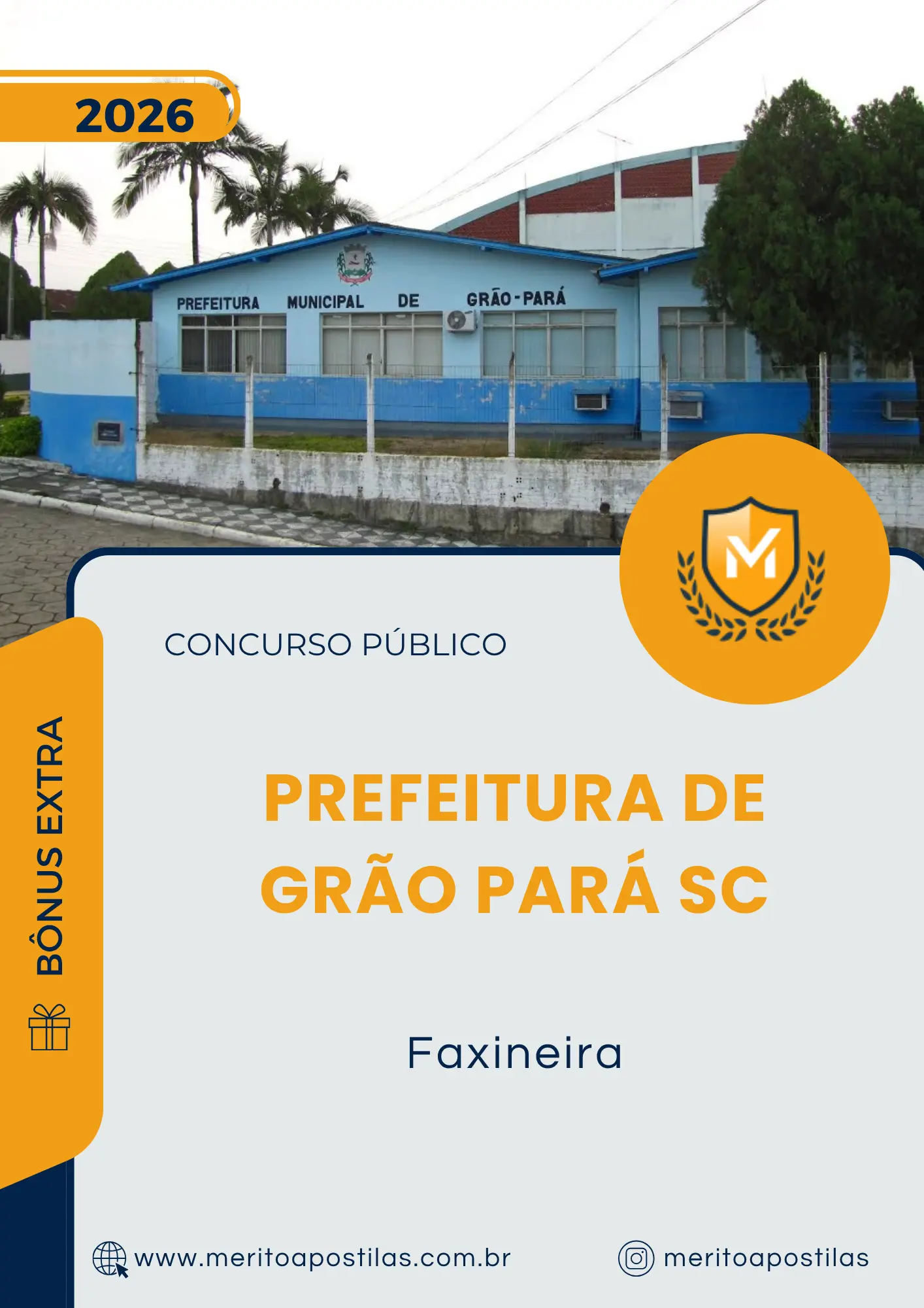 Apostila Faxineira Prefeitura de Grão Pará SC 2026