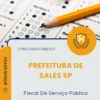 Apostila Fiscal De Serviço Público Prefeitura de Sales SP 2026