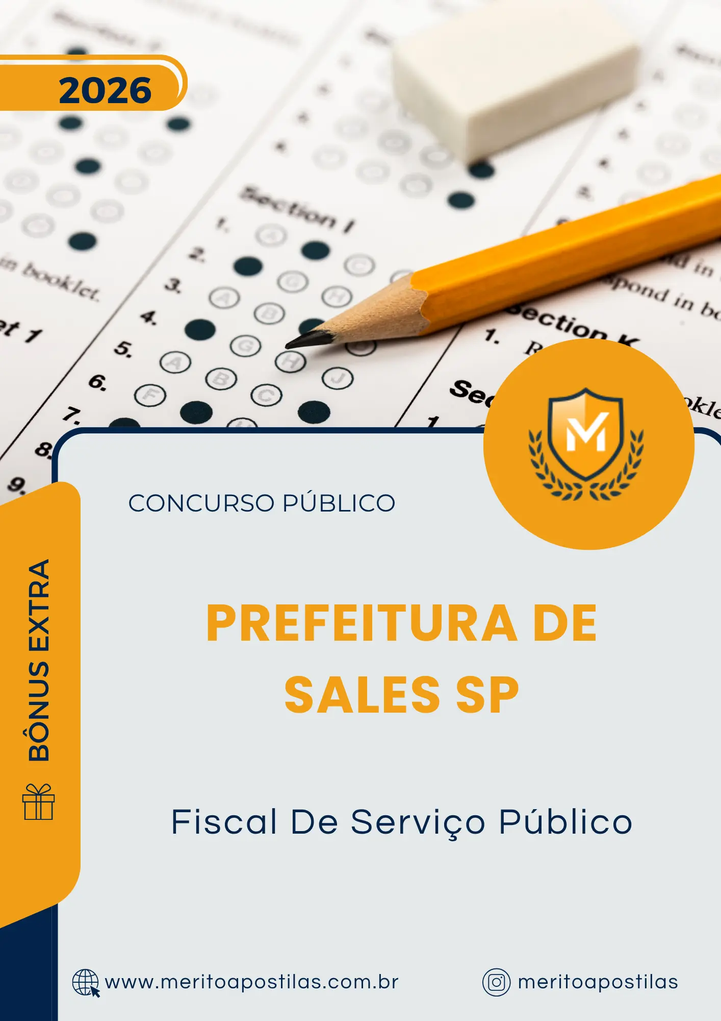 Apostila Fiscal De Serviço Público Prefeitura de Sales SP 2026