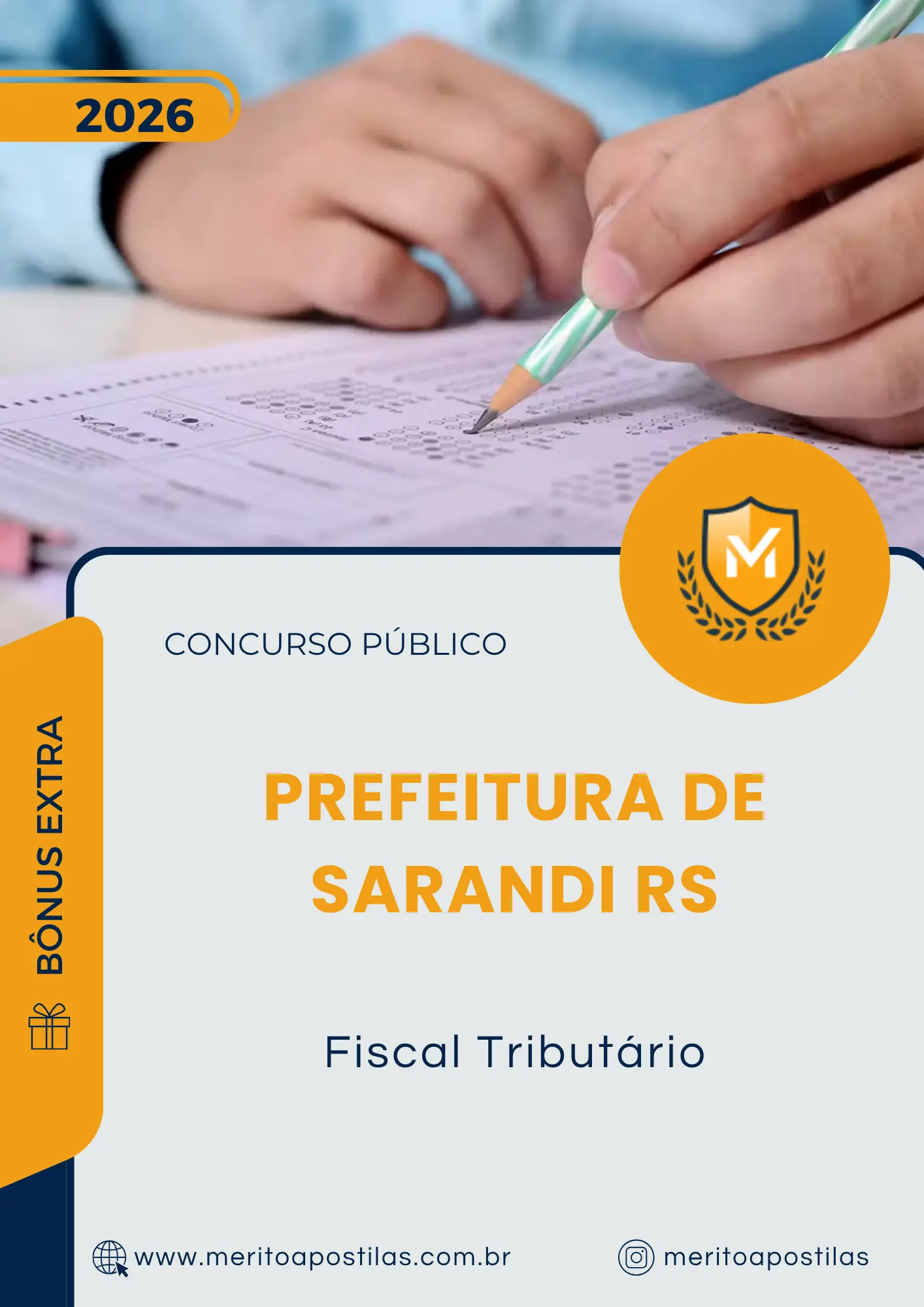 Apostila Fiscal Tributário Prefeitura de Sarandi RS 2026