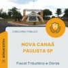 Apostila Fiscal Tributário e Obras Prefeitura de Nova Canaã Paulista SP 2026
